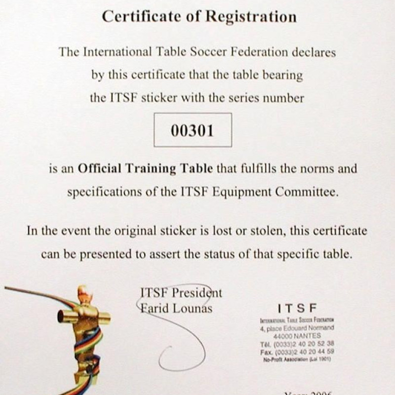 Настільний футбол Garlando Pro Champion ITSF