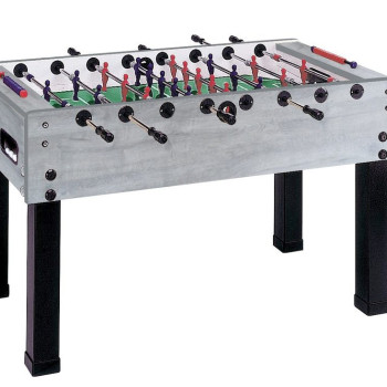 Настільний футбол Garlando G-500 сірий дуб, Наскрізні