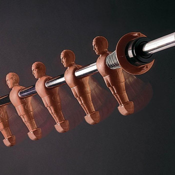 Настільний футбол Garlando G-5000 Wenge, Наскрізні