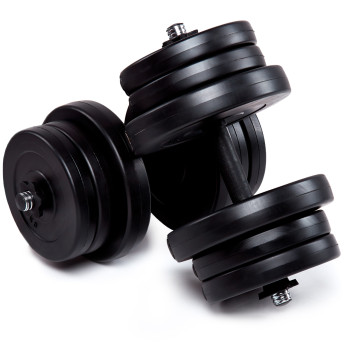 Гантелі набірні  Fit-On Chrome 2x21кг