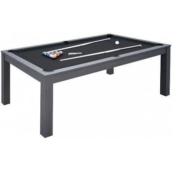 Більярдний стіл Garlando Miami сірий дуб (поле 200 x 100 cm.)