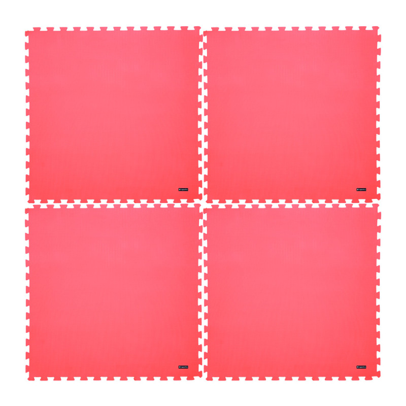 Тренажерний килимок inSPORTline EVA40 200 x 200 см Колір Червоний