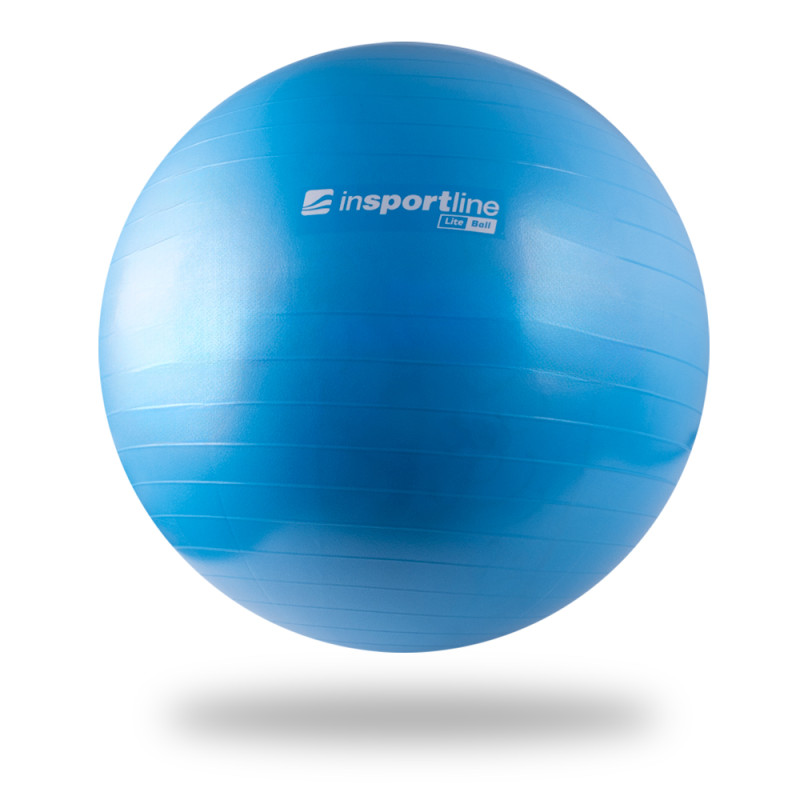 М'яч для вправ inSPORTline Lite Ball 55 см. Колір Блакитний