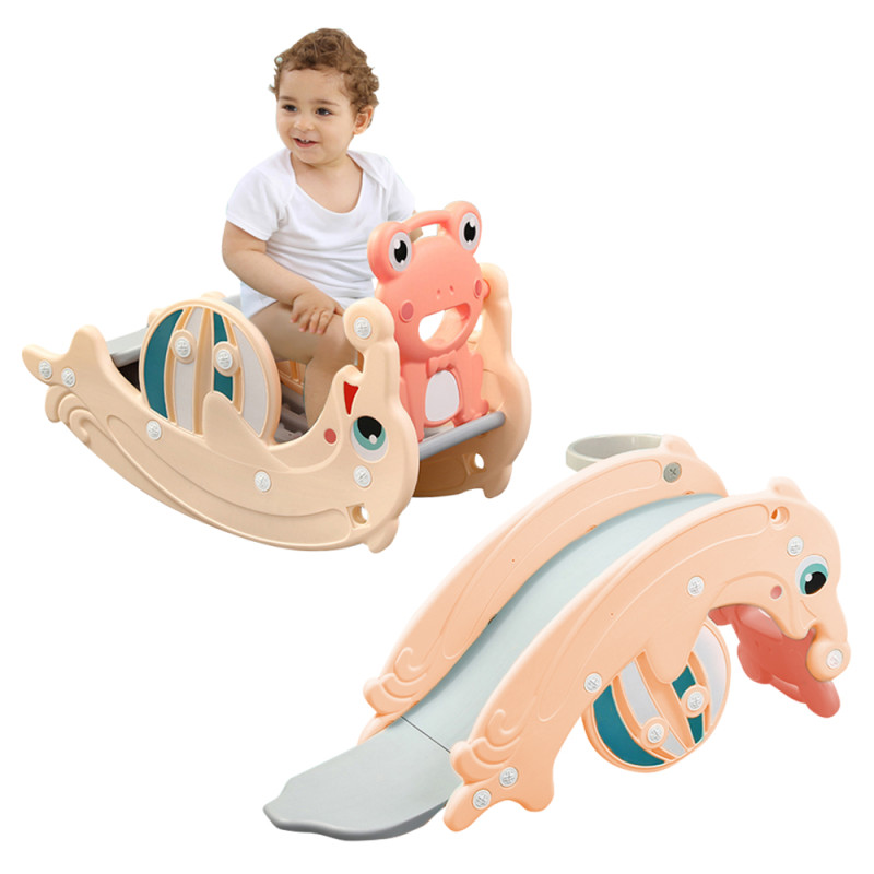 Дитяча гірка та гойдалка 3 в 1 inSPORTline Frofino Колір помаранчевий