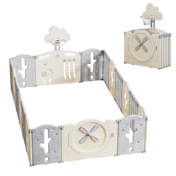 Манеж пластиковий inSPORTline Bufalino 16+2 160 x 240 x 64 см