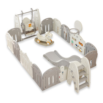 Пластиковий манеж з аксесуарами inSPORTline Teutonino 186 x 236 см