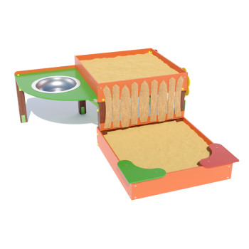 Пісочниця дворівнева для дітей з ОФВ DIO1103