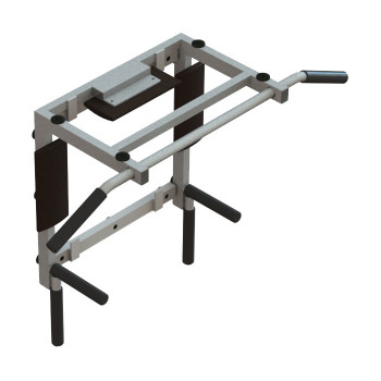 Турнік-бруси-упор для преса на планці H427, Навісна, Гума, Метал