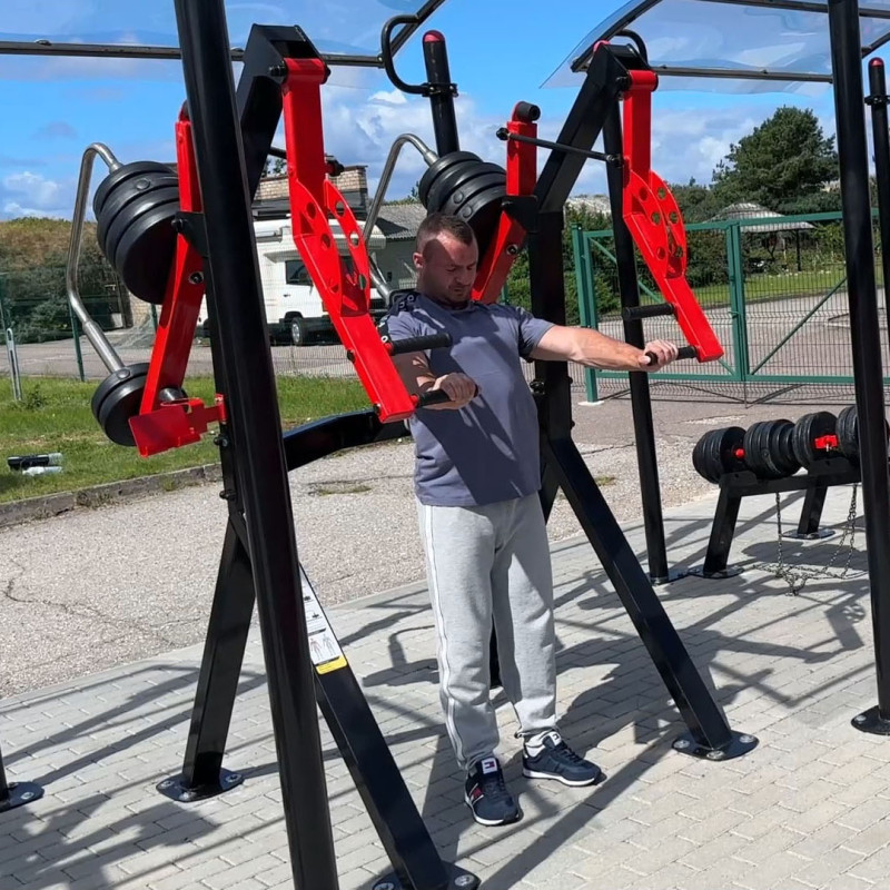 Вуличний тренажер "Жим від грудей стоячи" SG601