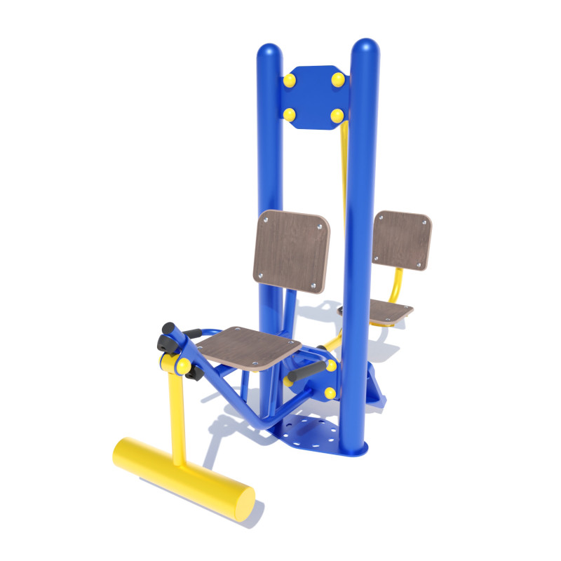 Вуличний тренажер Жим ногами – розгинач стегна SG148