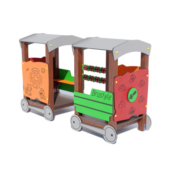 Ігровий комплекс “Поїзд два вагона” DIO423HDPE