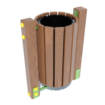 Смітник з дерев'яним декором DIO922.4