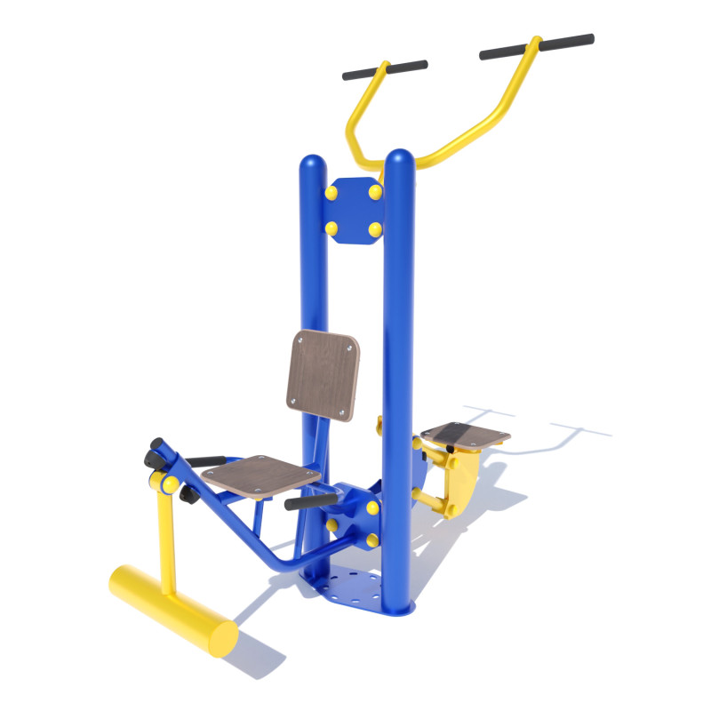 Вуличний тренажер “Тяга зверху – розгинач стегна” SG154