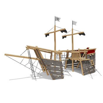 Дерев’яний ігровий комплекс “Кораблик” WP415, 960, 590, 560