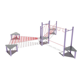 Дитячий ігровий канатний комплекс LK236, 611, 570, 175