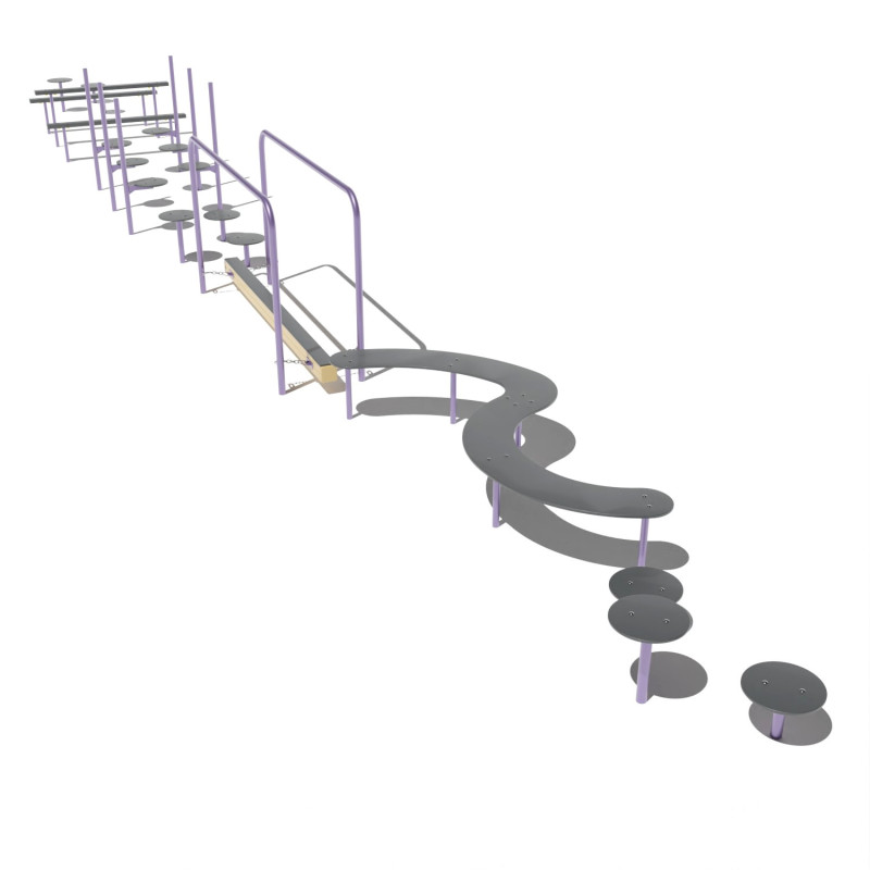 Дитячий ігровий канатний комплекс LK234, 1355, 140, 115