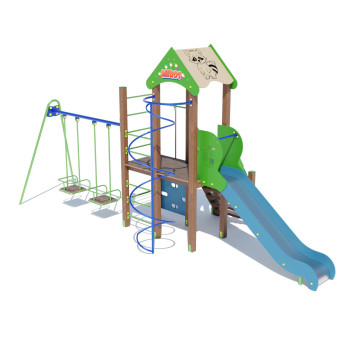 Ігровий комплекс "Єнотик" (з подвійною гойдалкою) DIO712.6, 631, 249, 323