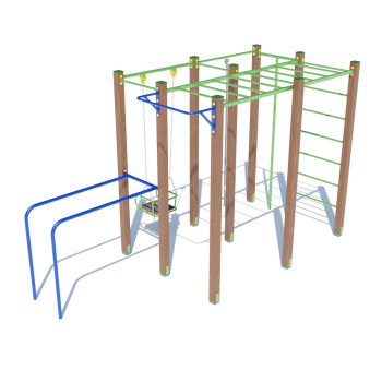 Гімнастичний комплекс "Робін" з гойдалкою DIO672.5