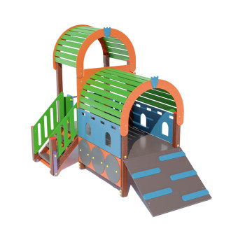 Гiмнастичний комплекс "Паровозик новий" DIO412, 440, 182, 270