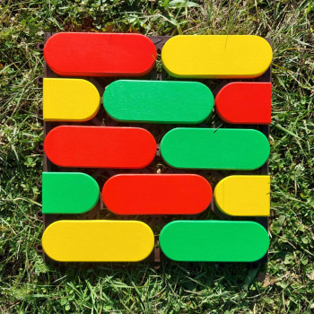 Садова плитка з дерева (1 шт) BRI-104.1