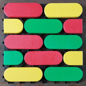 Садова плитка з дерева (1 шт) BRI-104.1