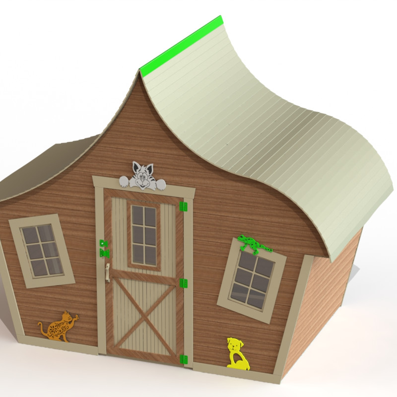 Будиночок "Казкова хатинка" DIO215.8