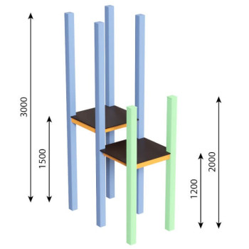 Башня 3 м (1,5)+2 м (1,2)