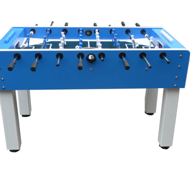Настільний футбол Street (141х74х88 см / синій колір / металеві ноги / захист від води та сонця)