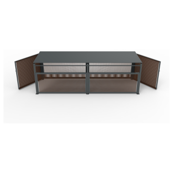 Пергола довга для контейнера з дверями KIDIGO