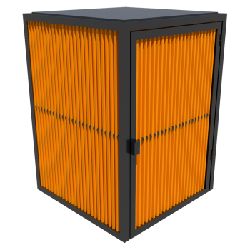 Пергола на 1 контейнер закрита KIDIGO