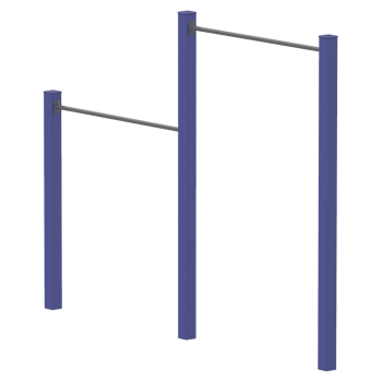 Турнік подвійний дерев'яний KIDIGO