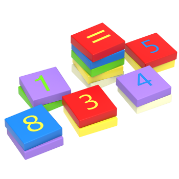 Ігровий м'який набір Математика KIDIGO